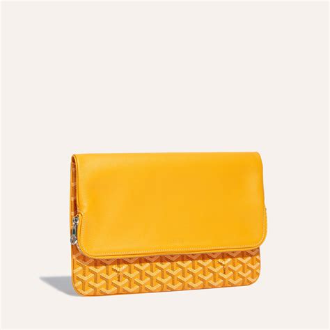 yellow goyard clutch|Sainte.